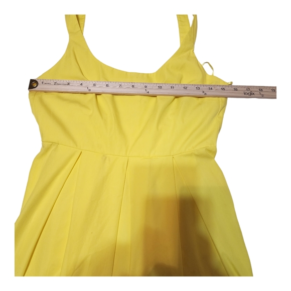 Zara Yellow Mini Dress Sold Out Online Size Medium - Picture 9 of 12